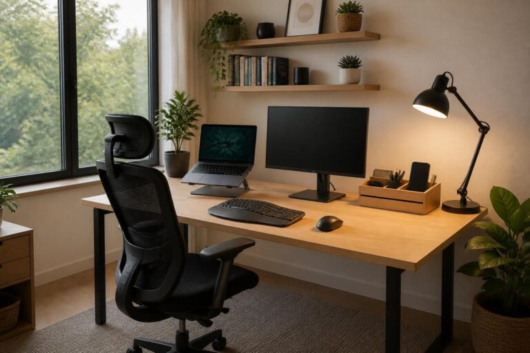 découvrez nos conseils pour aménager un coin bureau ergonomique, alliant confort et efficacité pour optimiser votre espace de travail à la maison.