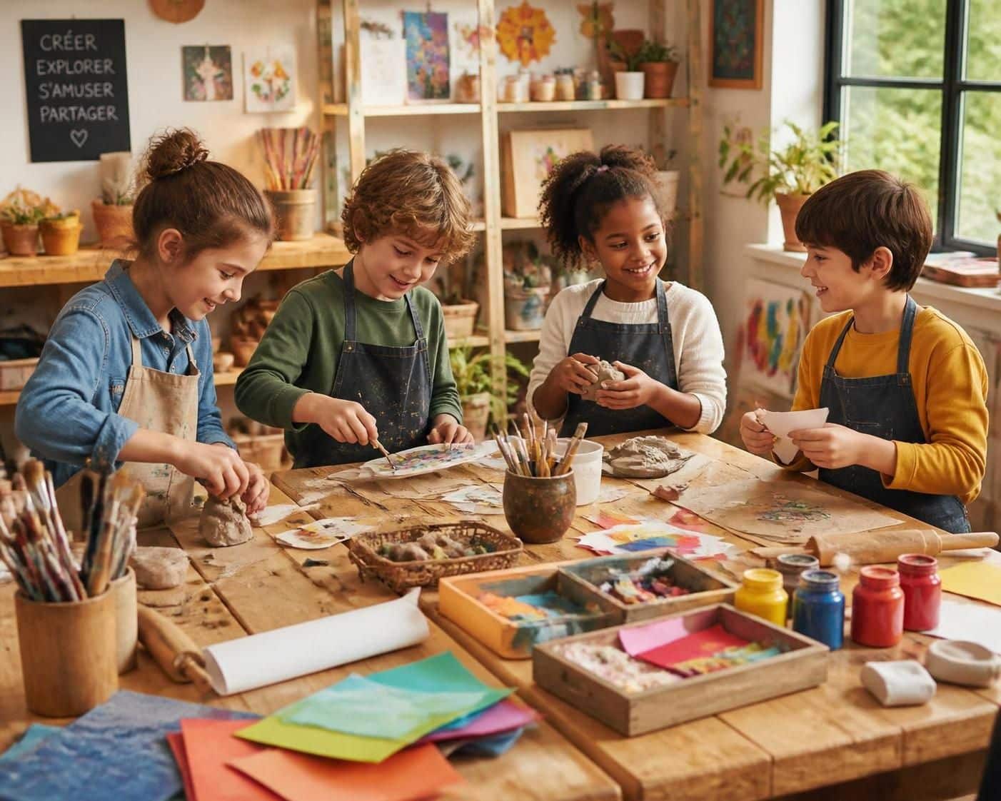 d&eacute;couvrez des id&eacute;es de loisirs cr&eacute;atifs adapt&eacute;es aux enfants pour stimuler leur imagination et d&eacute;velopper leurs talents artistiques en s'amusant.